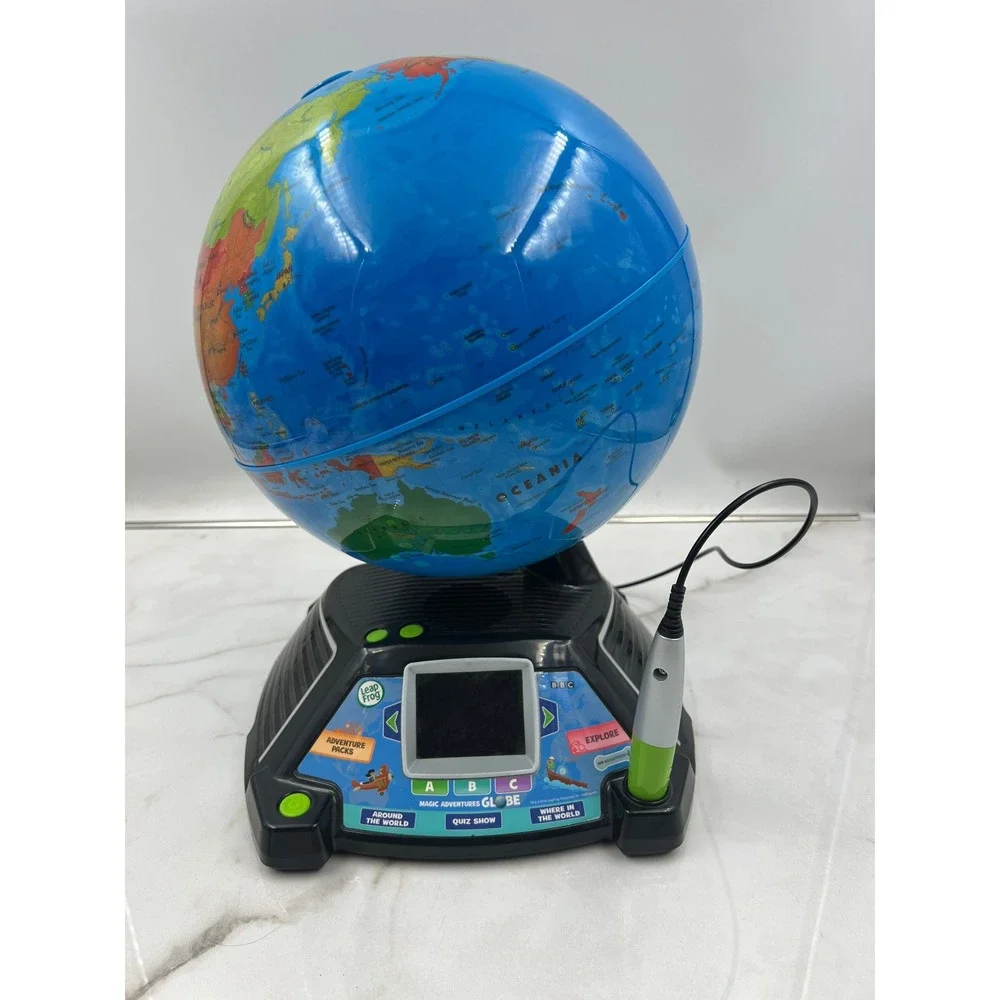 LeapFrog Magic Adventures Globe Interactive Learning Toy with BBC Video Screen